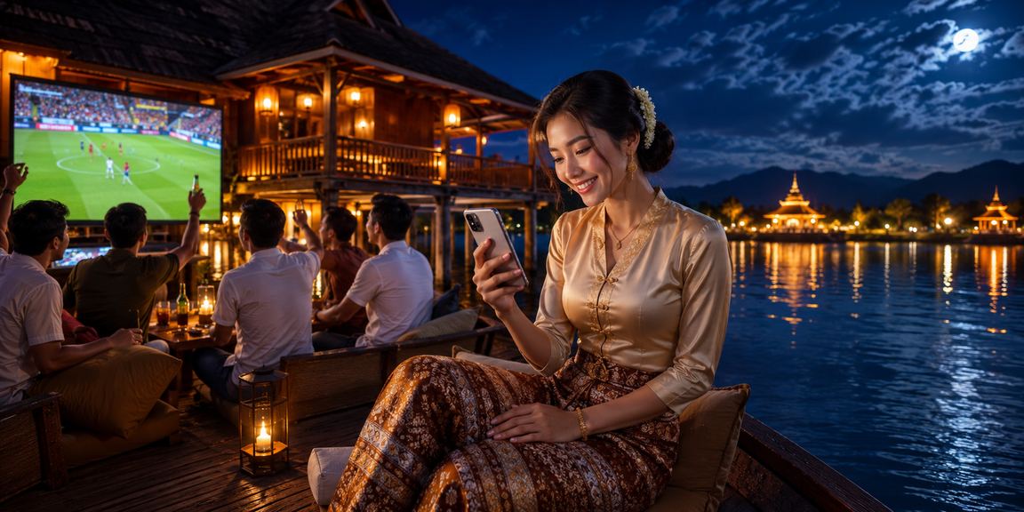 Inle Lake football betting with longyi