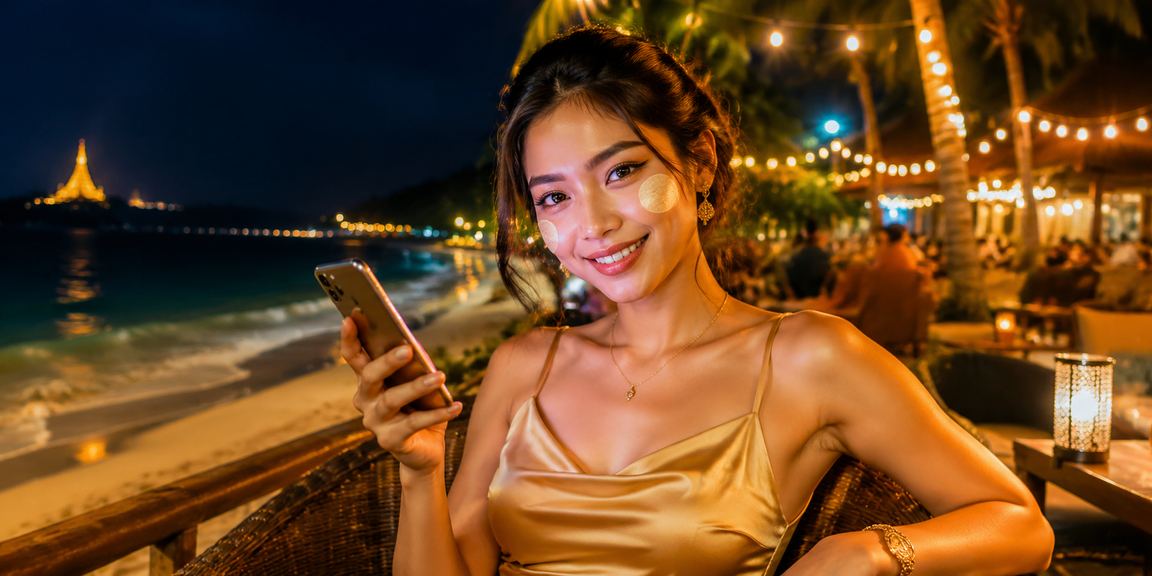 Ngapali Beach VIP bonus promotion with thanaka